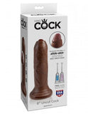 King Cock 6" Uncut - Brown