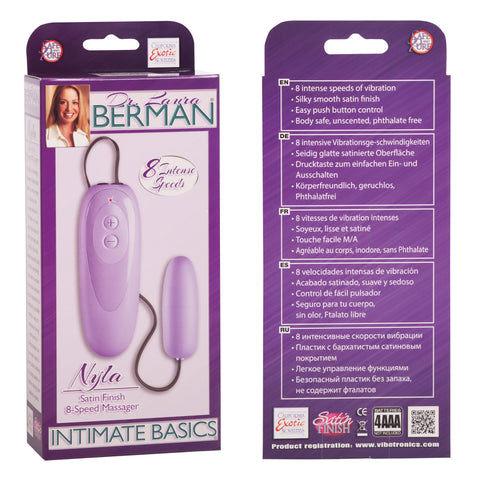 Dr. Berman Intimate Basics Collection 8--Speed Massager Nyla - Satin Finish SE9728053