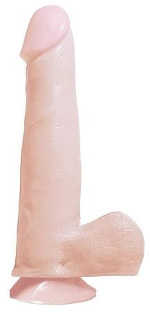 Basix Rubber Works - 7.5-inch Suction Cup Dong - Flesh