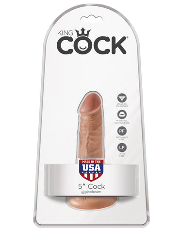 King Cock 5 Cock - Tan PD5530-22