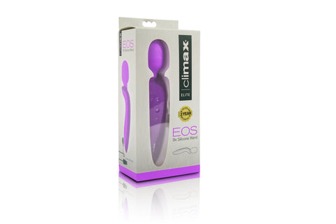 Climax Elite Eos - Rechargeable 9x Silicone Wand  - Purple TS1070129