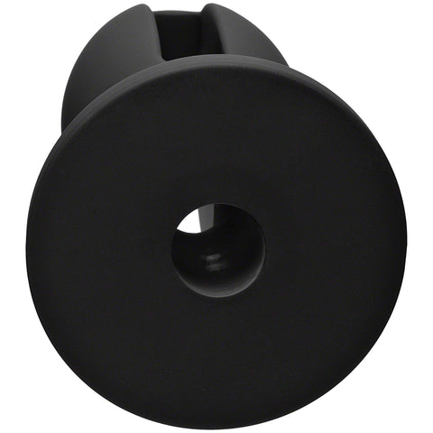 Wet Works - Lube Luge - Premium Silicone Plug - 6 - Black DJ2401-05-BX