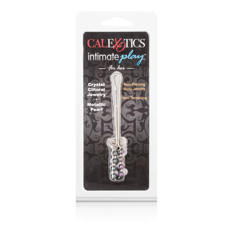 Intimate Play Beaded Clitoral Jewelry - Black SE2621002