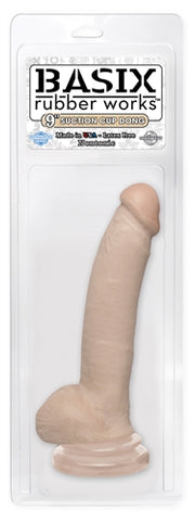 Basix 9in Suction Cup Dong Flesh PD4310-21