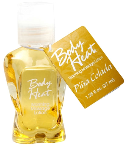 Body Heat Warming Massage Lotion - 1.25 Fl. Oz. - Pina Colada PD9737-71