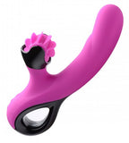 G-Spin Silicone Vibrator with Spinning Clitoral Stimulator