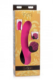 G-Spin Silicone Vibrator with Spinning Clitoral Stimulator