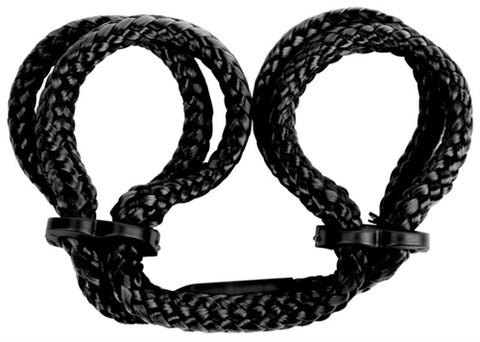 Japanese Silk Love Rope Ankle Cuffs Black Ts1448-6 TS1014486