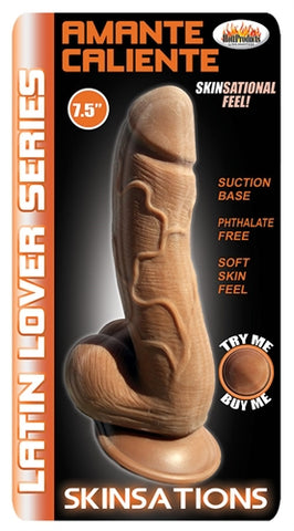 Skinsations Latin Lover Series - Amante Caliente 7.5 Inches HTP2992