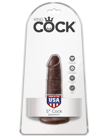 King Cock 5 Cock - Brown PD5530-29