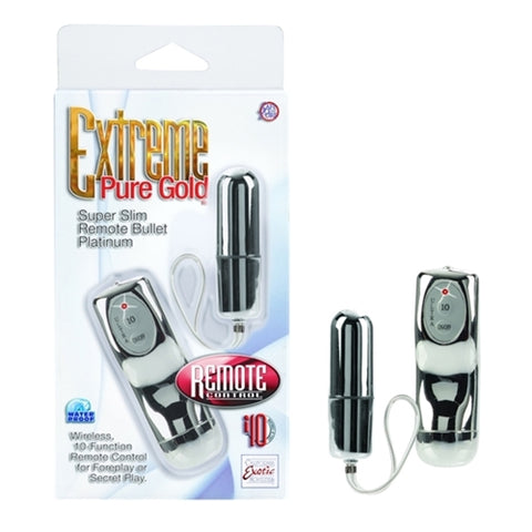 Extreme Pure Gold Super Slim Remote Bullet Silver SE0081103