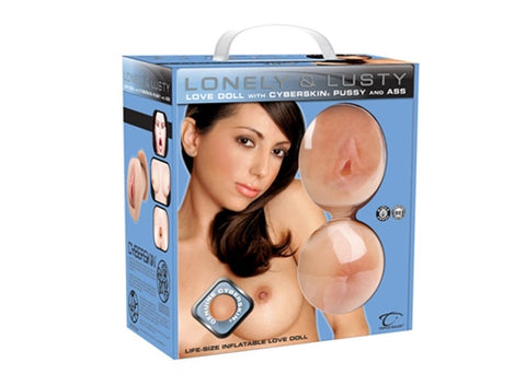 Lonely & Lusty Inflatable Love Doll With Cyberskin Pussy & Ass TS1002019