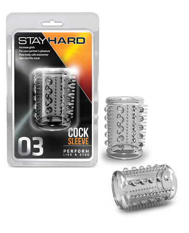 Stay Hard - Cock Sleeve 03 - Clear BL-00312