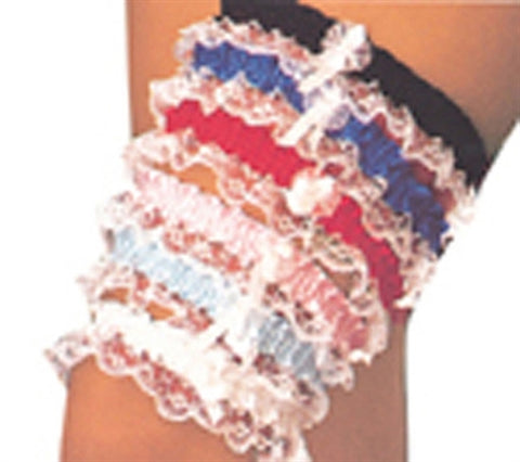 Assorted Lace Leg Garters - Each EM-3555