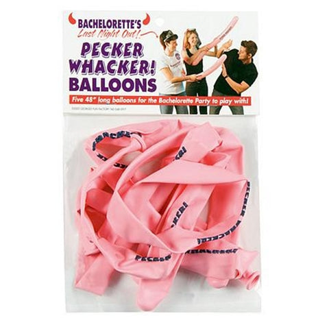 Bachelorette's Last Night Out! Pecker Whacker Balloons - 5 Pack GFF-190