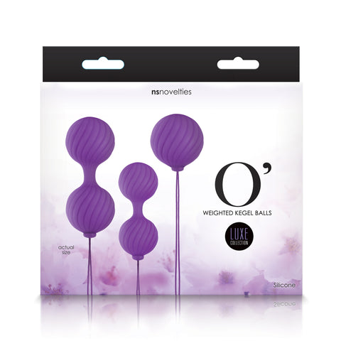 Luxe o' Weighted Kegel Balls - Purple NSN0208-25