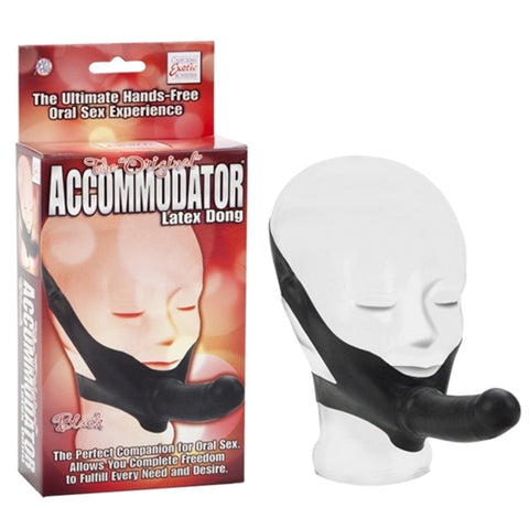 The Original Accommodator Latex Dong Black SE1514033