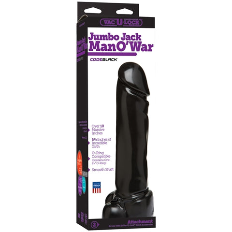 Vac-U-Lock Codeblack Jumbo Jack Man o' War DJ1016-33-BX