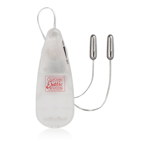 Pocket Exotics Dual Heated Whisper Bullets - Clear SE1101052