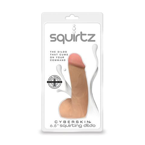 Squirtz Cyberskin 6.5 Squirting Dildo TS1115203