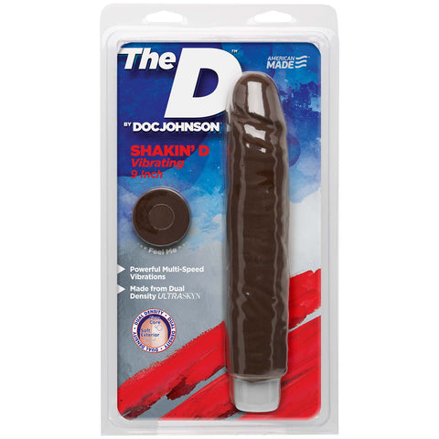 The D - Shakin' D Vibrating 9 - Chocolate DJ1701-12-CD