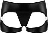 Exotic Vibrating Panty W / Wireless Remote Control Bullet and Metal Rings - Black