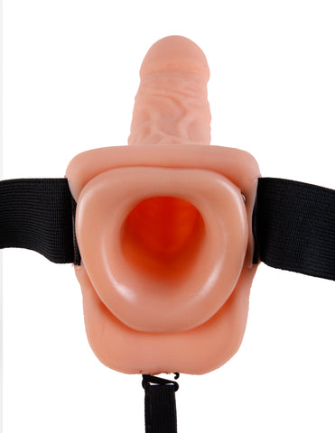 Fetish Fantasy Series 7 Inch Hollow Strap-on With Balls - Flesh PD3373-21