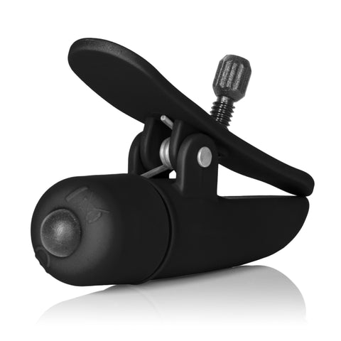 Nipple Play Nipplettes Vibrating Nipple Clamps - Black SE2589032